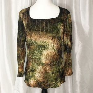 5 for $50!!! Vex velour style long sleeved top, size S-M.